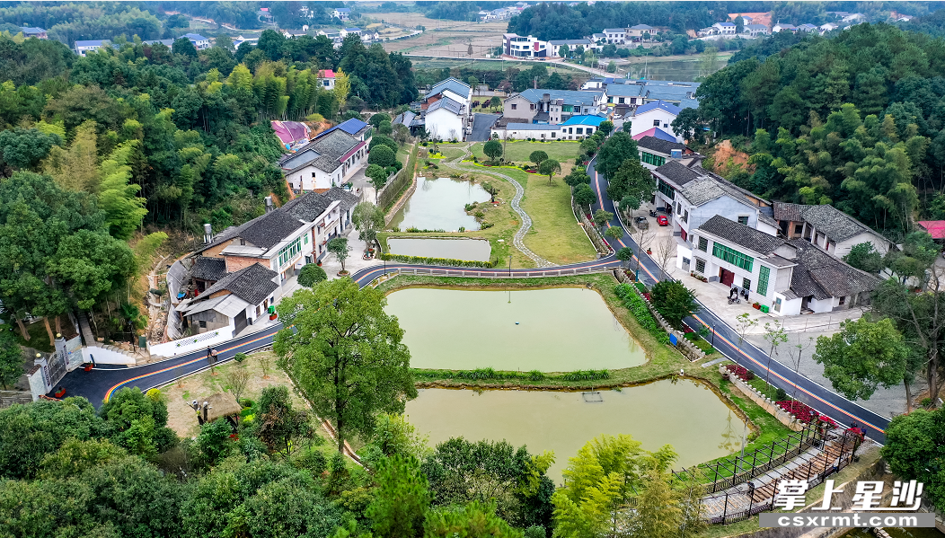 开慧镇开慧村航拍美景.县文旅局供图