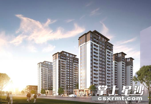 映霞小区保障性租赁住房项目总建筑面积76811.33平方米，其中住宅计容建筑面积54634.34平方米，交付使用时，居民可实现拎包入住。图为映霞小区项目效果图。项目方供图