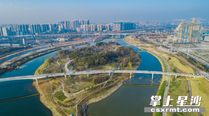 　　磨盘洲风光图。均为黄兴镇供图
