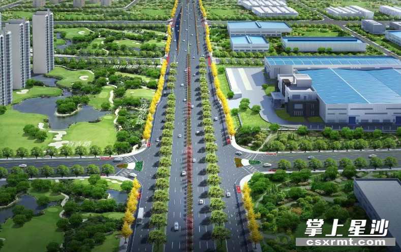 劳动东路项目效果图。