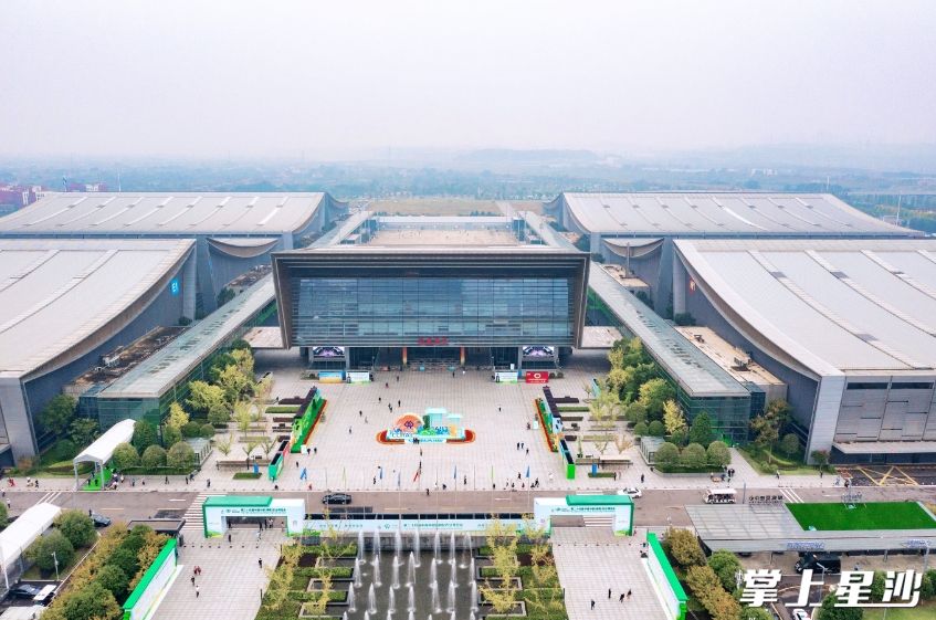 图为农博会现场航拍图。主办方供图