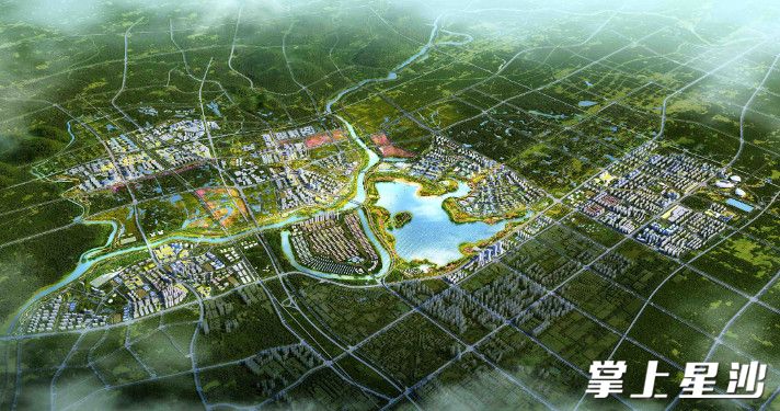 松雅湖未来科技城效果图。松雅湖生态新城发展中心供图