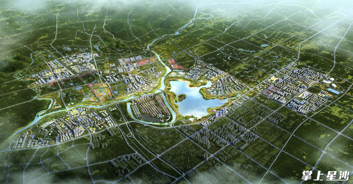 松雅湖生态新城规划图片