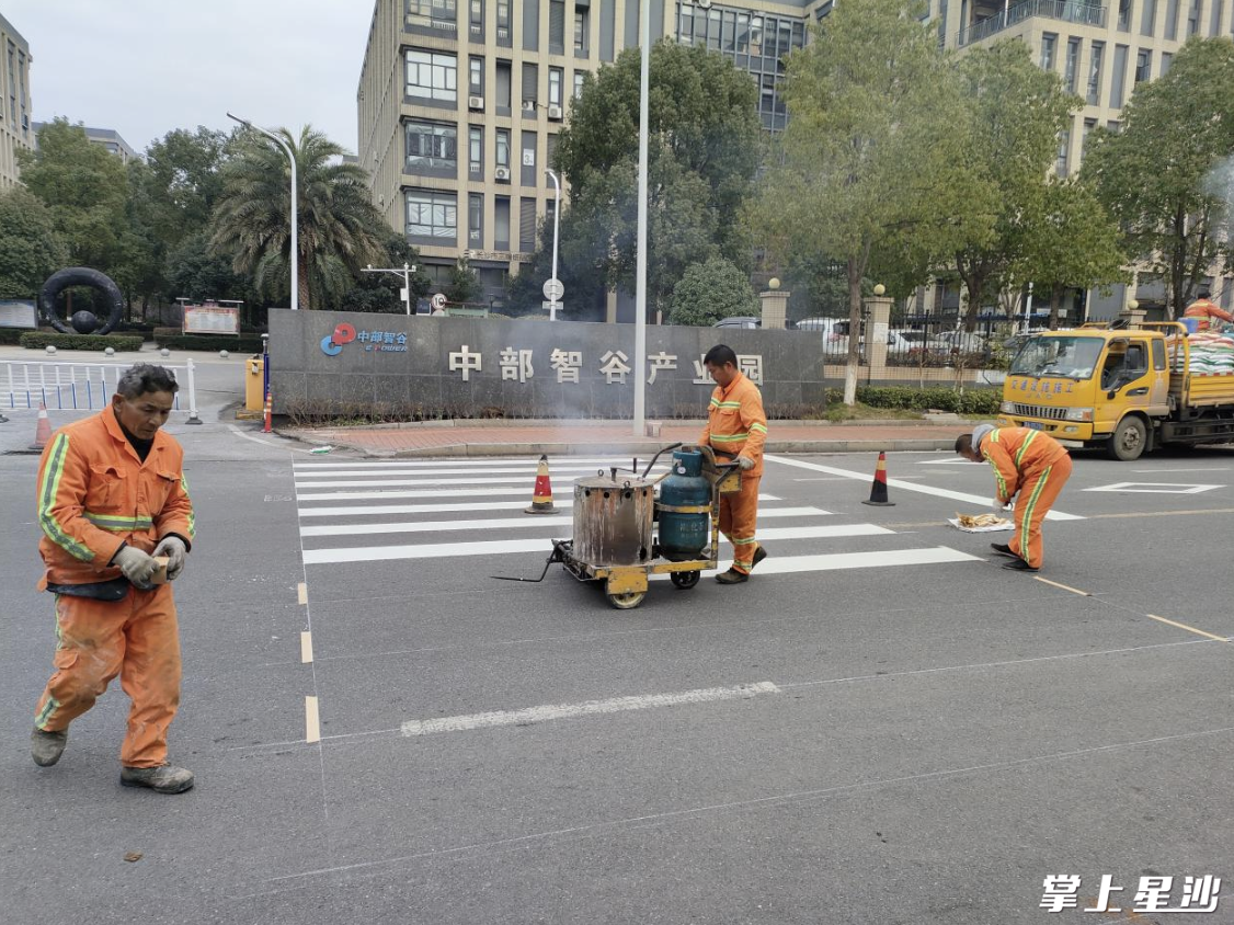 增设斑马线。社区供图