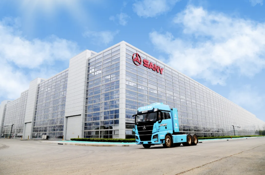 三一重卡。蒋炼 摄