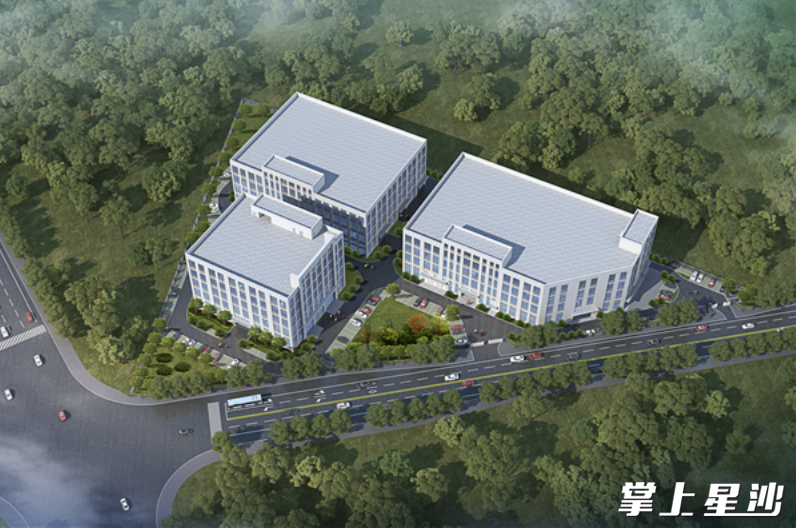 湖南赛瓦特发电机组生产基地建设项目效果图。企业供图