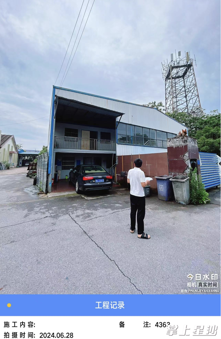 对黄兴镇房屋进行汛期巡查。
