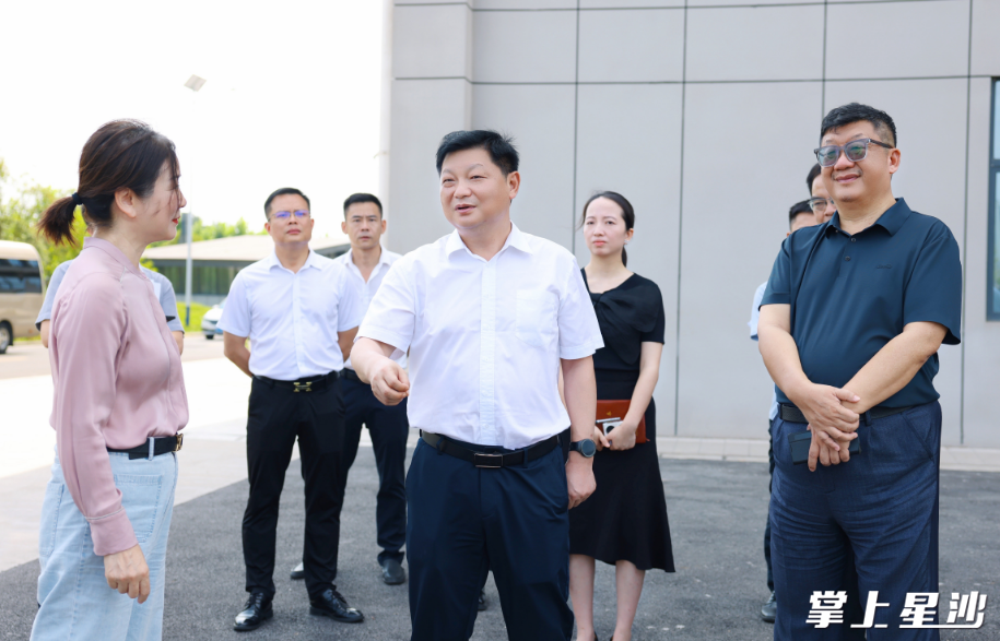 付旭明在湖南海舜生物智能科技有限公司调研。