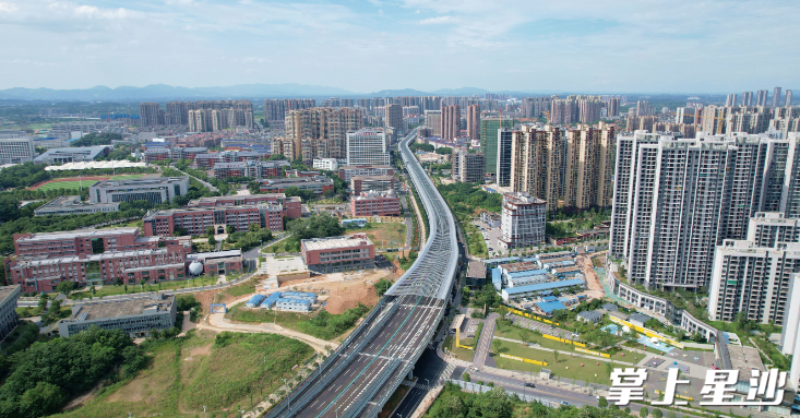图为万家丽快速化改造北延线项目即将通车。 均为盛磊 摄