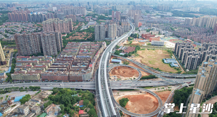 图为万家丽快速化改造北延线项目即将通车。