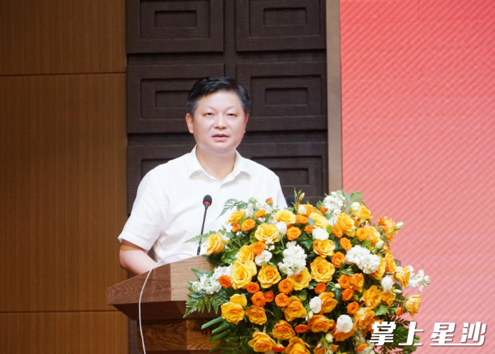 付旭明致辞。彭永礼 摄