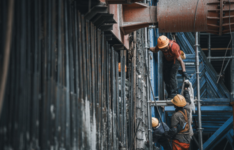 地铁7号线一期工程施工现场。均为通讯员 郑琪 周奇 摄 地铁7号线一期工程施工现场。均为通讯员 郑琪 周奇 摄