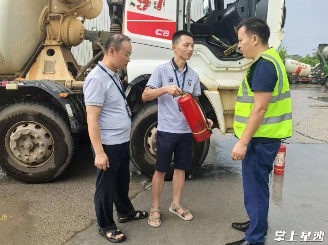检查现场。县交通运输局供图