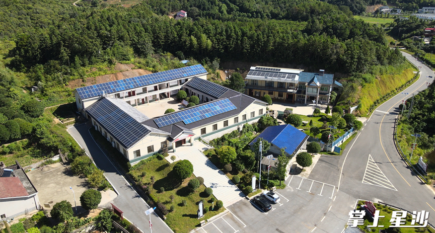 新明村鸟瞰图。均为果园镇供图