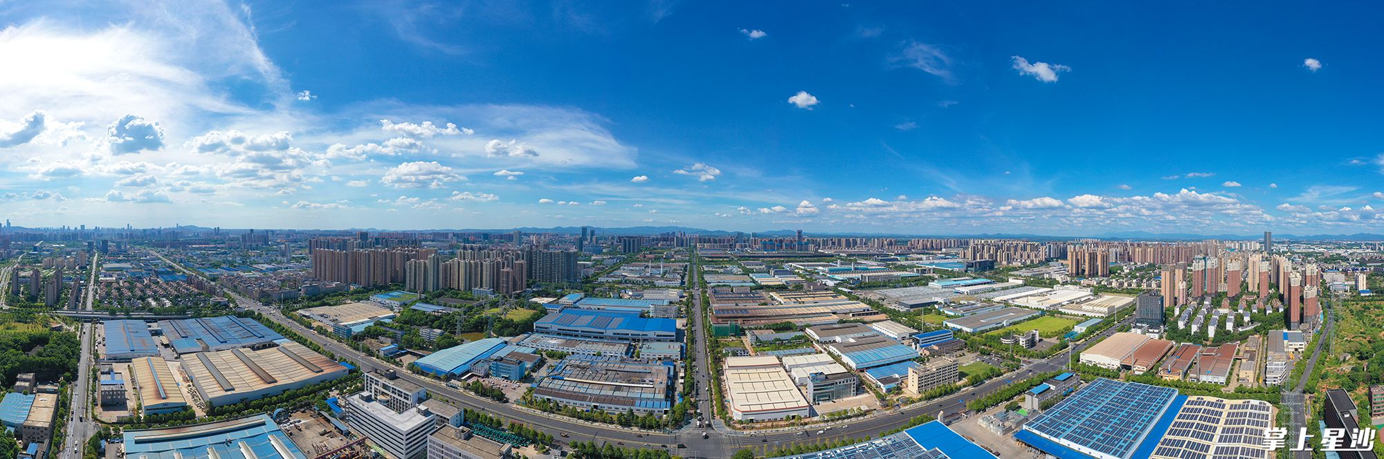 长沙经开区大景图。舒展 摄