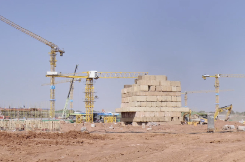 项目建设现场。李丹 摄 项目建设现场。李丹 摄