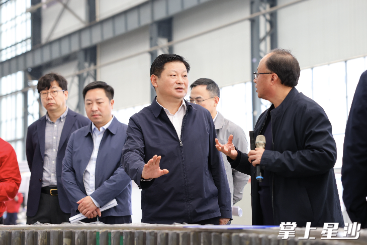 付旭明在中国铁建重工集团股份有限公司，调研高端装备研究院筹备工作。