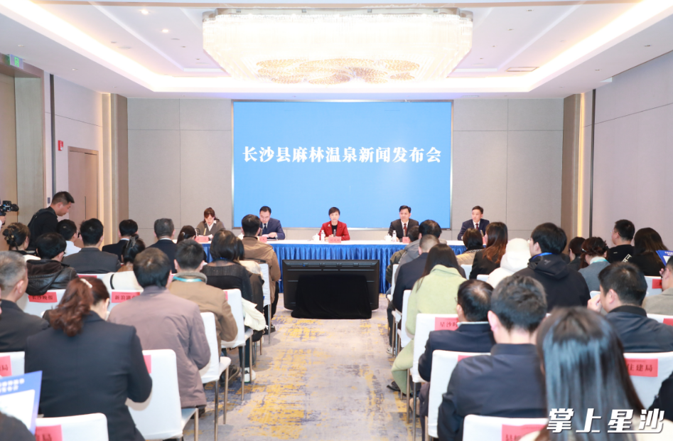 图为新闻发布会现场。