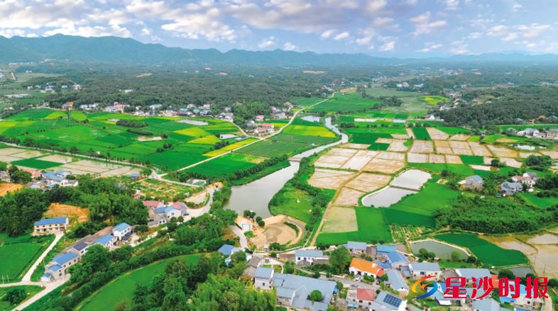 　　开慧镇白沙村白沙组宜居宜业和美乡村示范点。开慧镇供图