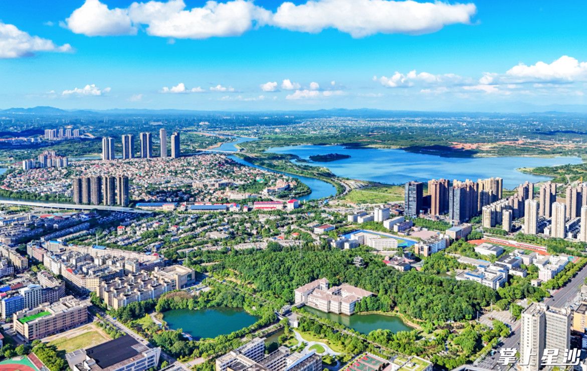 大美星沙。均为资料图片