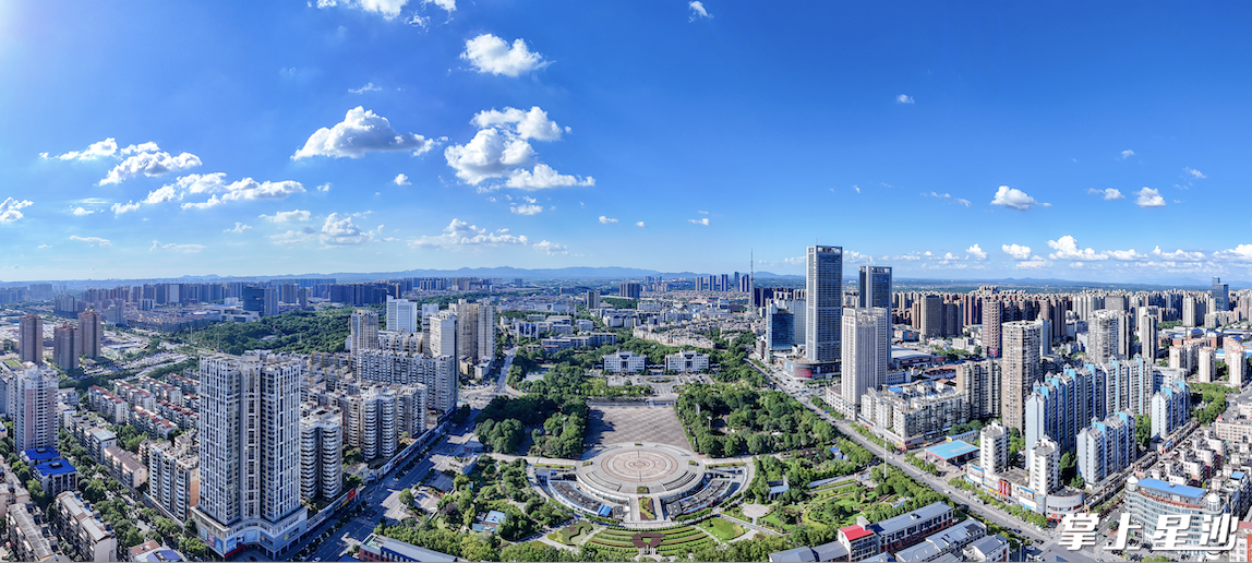 图为大美星沙。章帝 摄