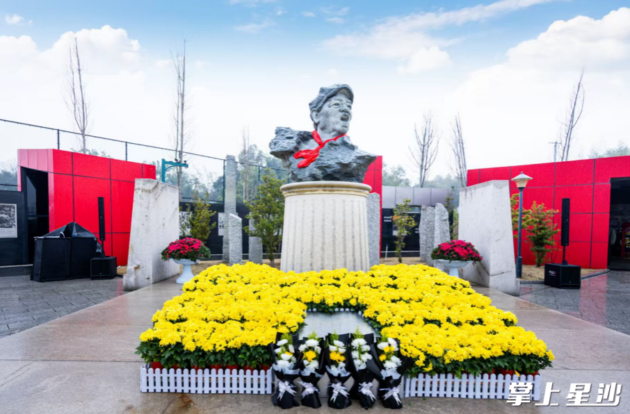 图为陈树湘纪念广场。曾诗怡 摄