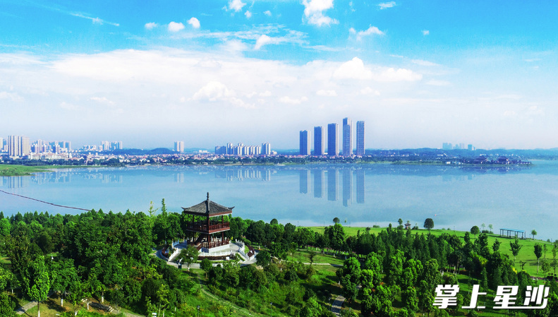 松雅湖。均为长沙县委宣传部供图