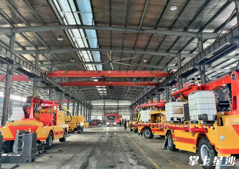 成都锐龙隧安装备生产基地及研发中心项目落地长沙县，项目建成后将进一步完善长沙县工程机械产业链条。图为公司厂房。企业供图
