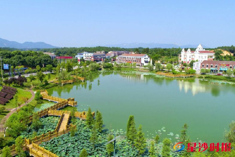 　　开慧镇葛家山村山清水秀，风景如画。　　葛家山村供图