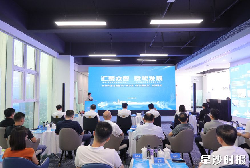 “汇聚众智 赋能发展”第九期星沙产业沙龙举行。图为活动现场。均为李杰 摄