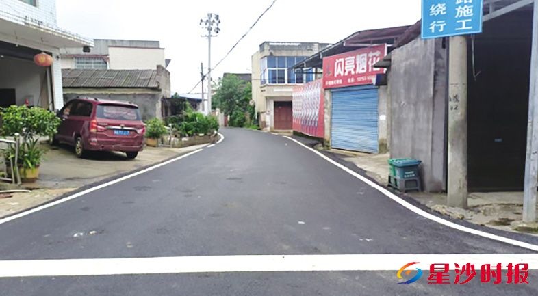 　　竣工后的“崩坎-一口”村道。　　黄花镇供图