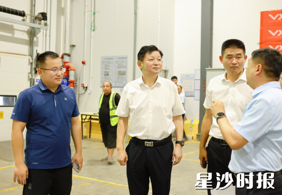 付旭明在湖南德鑫物流投资有限公司调研。