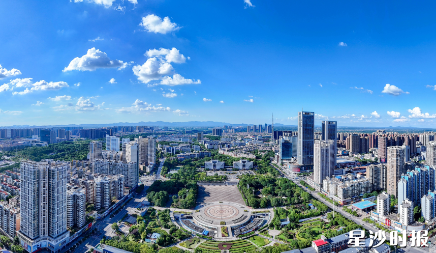 图为大美星沙。章帝 摄