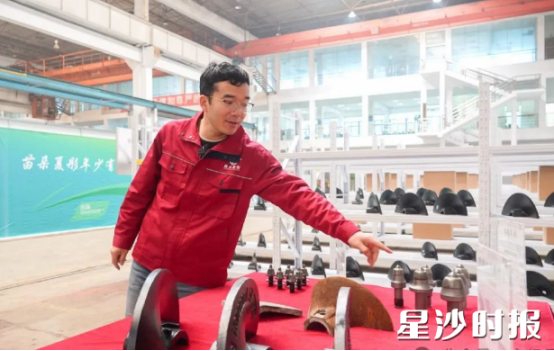 长沙苗朵夏彤智能技术有限公司以“硬核科技”为工程机械行业补链强链、降本增效提供新路径。舒展 摄