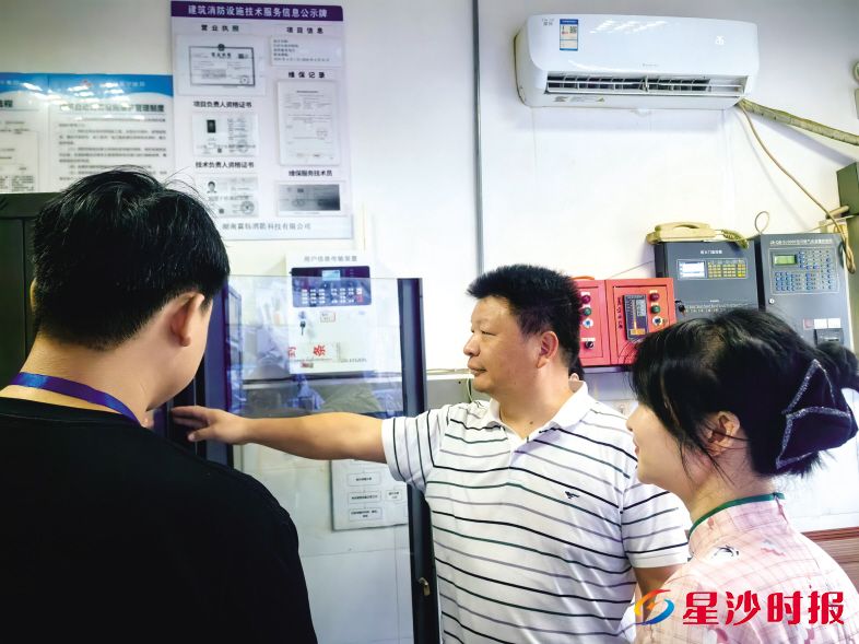 　　星沙医院积极开展隐患排查。长沙市星沙医院供图