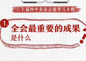 收藏！党的二十届四中全会公报学习手账