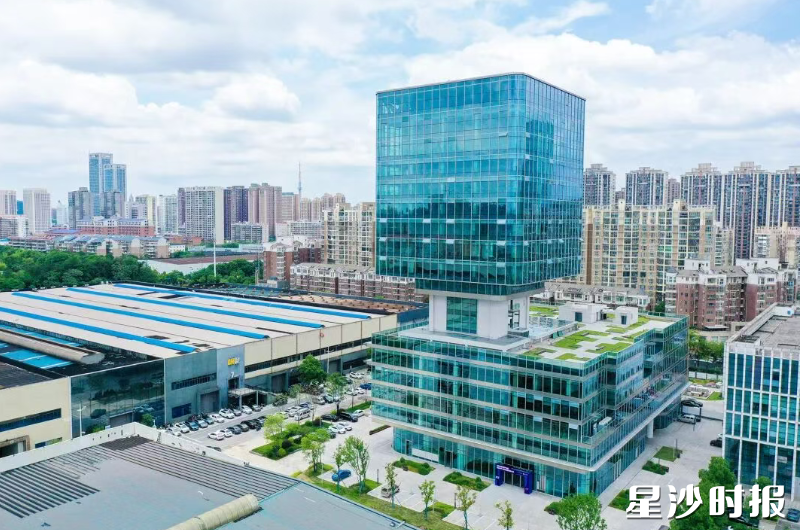 位于长沙经开区的人工智能科创园。舒展 摄