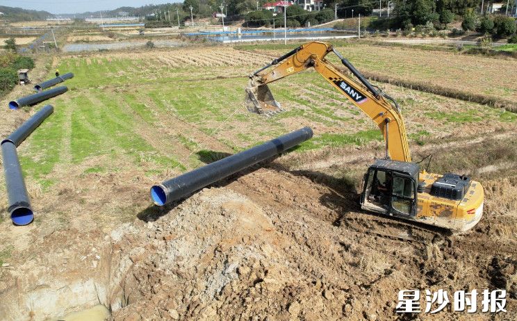 冬修水利现场。