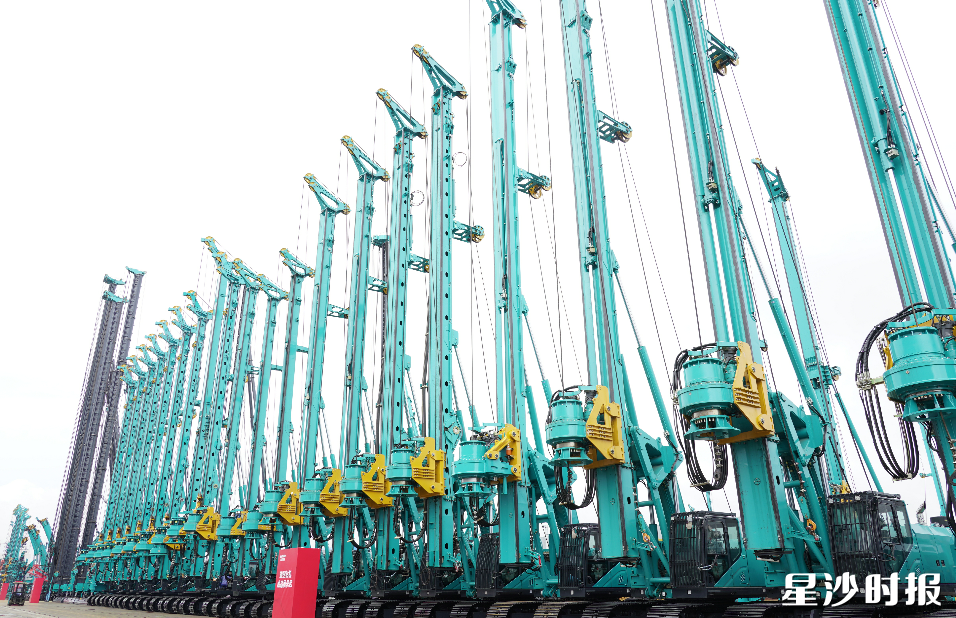 图为山河智能生产的先进装备。企业供图