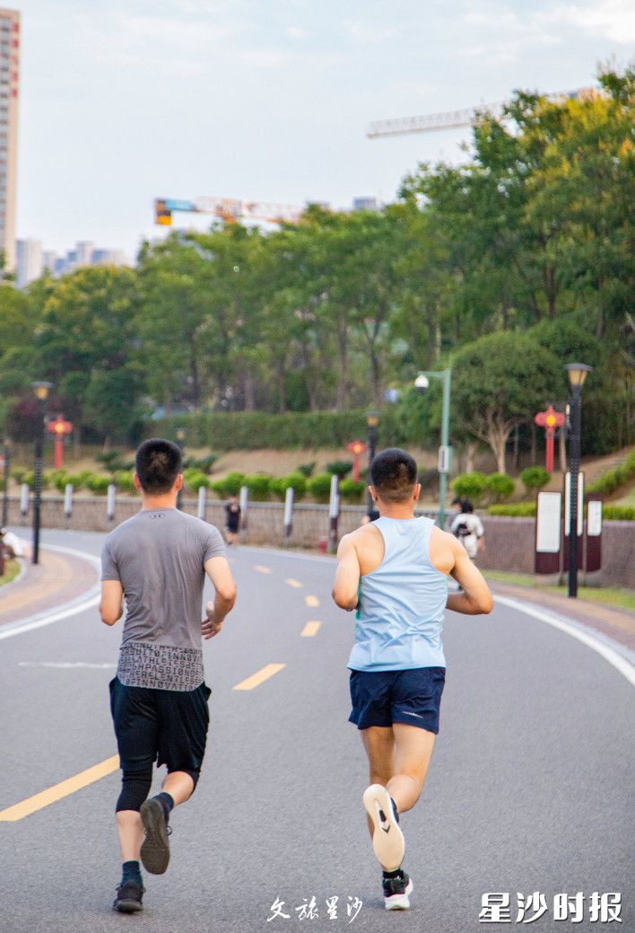 环松雅湖奔跑，看水杉红叶与碧波相映,每一步都心旷神怡。