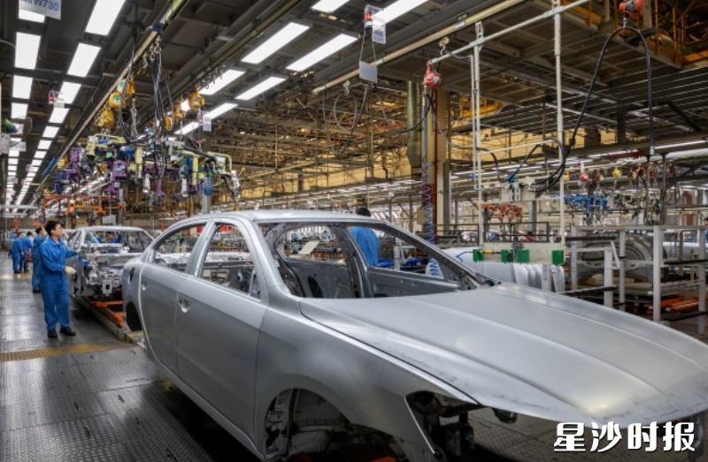 上汽大众长沙分公司生产车间。长沙经开区管委会供图
