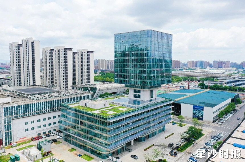 位于长沙经开区的人工智能科创园。舒展 摄