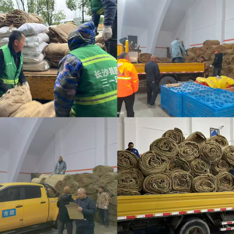 全街储备充足的物资,做好预警。星沙街道供图