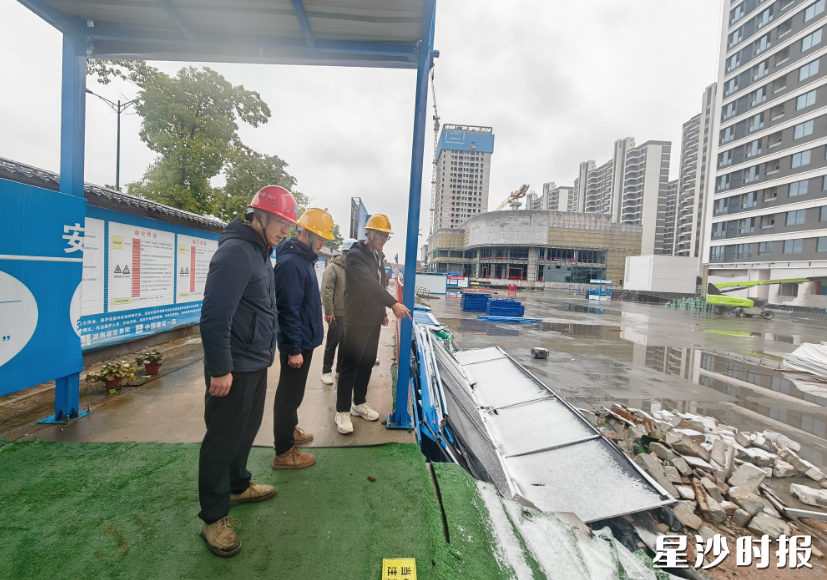 质安站在在建项目工地巡查情况。
