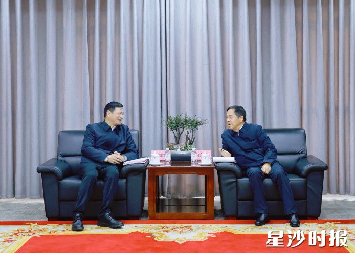 王雄文在三一集团有限公司走访。均为曾诗怡 摄