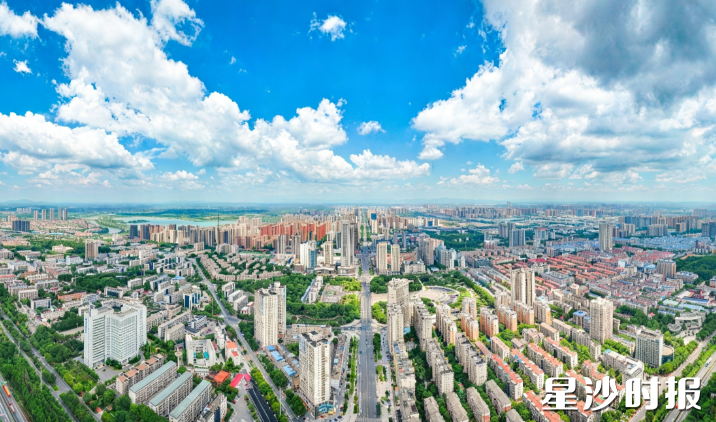 星沙航拍图。艾哲文 摄 星沙航拍图。艾哲文 摄