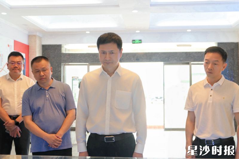 王雄文在长沙新奥燃气储配有限公司督导检查安全生产工作。