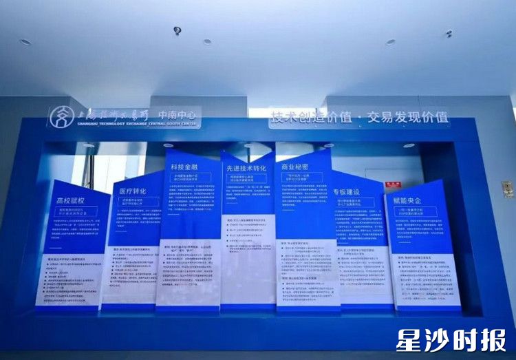 上技所中南中心内。受访者供图