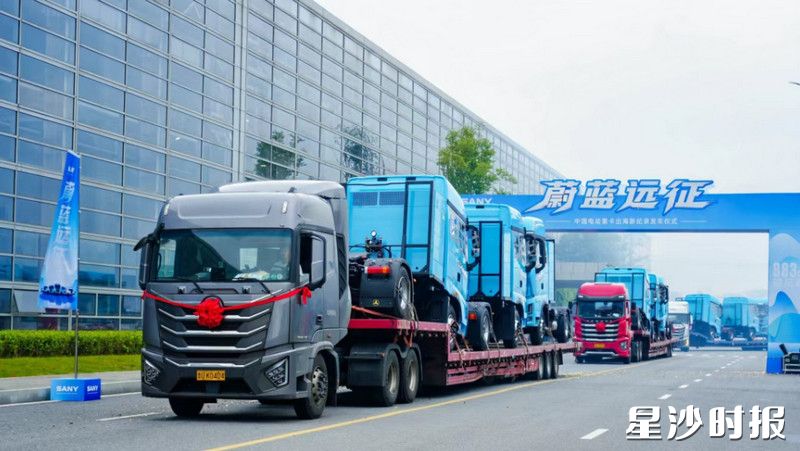 此次发运的重卡主要服务于重工业、物流运输等高强度场景。 此次发运的重卡主要服务于重工业、物流运输等高强度场景。