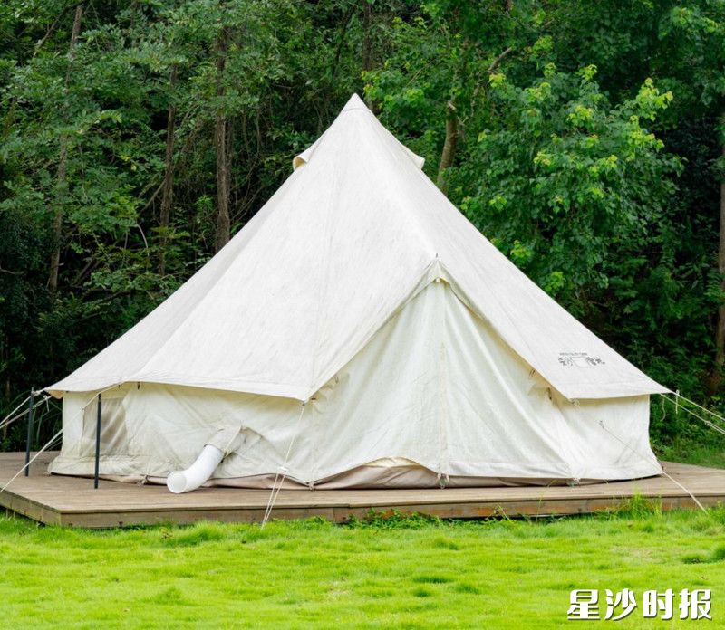 在安沙溪谷营地可全套装备安营扎寨,也可轻装而来坐享乡间美食。